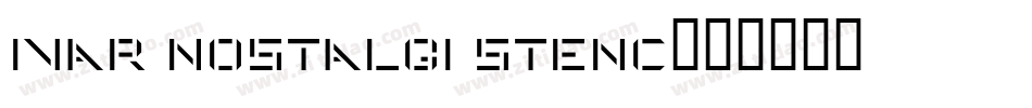 Ivar Nostalgi Stenc字体转换